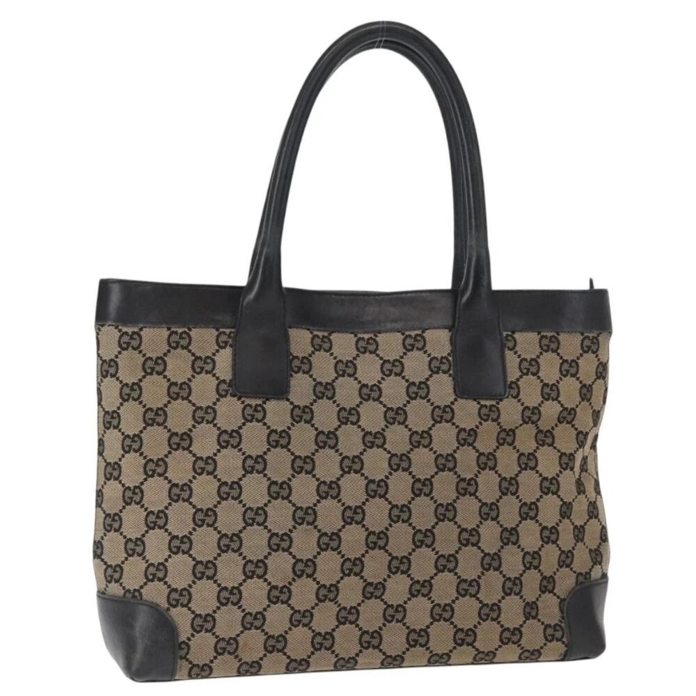 GUCCI GG Canvas Tote Bag Navy - Picture 2 of 16